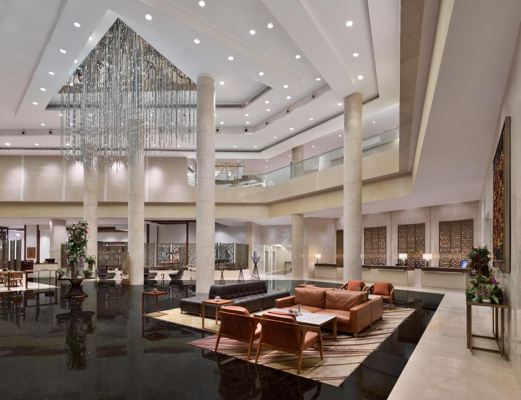 Kochi Marriott Hotel Exterior foto Lobby